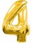 Folyo Balon Rakam Gold 2