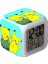 Wekity Pikachu Renkli Çalar Saat LED Kare Saat Zaman, Sıcaklık, Alarm, Tarih ile Dijital Çalar Saat (Yurt Dışından) 1