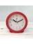 5 Inç Basit Stil Avrupa Tarzı Öğrenci Çocuk Sevimli Saat Yatak Odası Sessiz Başucu Küçük Çalar Saat (Yuvarlak Kırmızı) (Yurt Dışından) 1