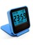 LCD Gece Lambası ile Mini Küçük Dijital Seyahat Çalar Saatler, Pille Çalışan Seyahat Saati, Taşınabilir Katlanır Mini Cep Sıcaklık Saati (Mavi) (Yurt Dışından) 1