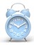 3 "sevimli Mini Geçmeyen Vintage Klasik Analog Çalar Saat, Arkadan Aydınlatmalı, Ağır Uyuyanlar Için, Yatak Odası Gençler Için Pille Çalışan Çalar Saat (Mavi) (Yurt Dışından) 1