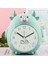 Çocuk Çalar Saat, Karikatür Çalar Saat Sevimli Inek Çalar Saat Gece Lambası, Öğrenci Çocuk Ev Dekorasyonu Masaüstü Saati (Yeşil) (Yurt Dışından) 1