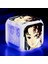 Wekity Anime Ghost Slayer Renkli Çalar Saat LED Kare Saat Zaman, Sıcaklık, Alarm, Tarih ile Dijital Çalar Saat (Yurt Dışından) 1