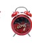 4 Inç Metal Çalar Saat Kırmızı Aşk Çocuklar, Öğrenciler ve Yetişkinler Için Aydınlık Dilsiz Basit Küçük Alarm Saati ile Ev Ofis Saati (Yurt Dışından) 1