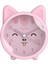 Justup Çocuk Sevimli Hayvan Köpek/kedi Çalar Saat Sessiz Sigara Geçiyor Silikon Saat Gece Lambası Seyahat Saati --- Pembe Kedi (Yurt Dışından) 1