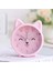 Justup Çocuk Sevimli Hayvan Köpek/kedi Çalar Saat Sessiz Sigara Geçiyor Silikon Saat Gece Lambası Seyahat Saati --- Pembe Kedi (Yurt Dışından) 2