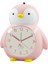 Justup Çocuklar Çalar Saat Sevimli Penguen Çalar Saat Gece Işığı ile Erteleme Çalar Saat --- Pembe (Yurt Dışından) 1