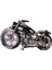 Motosiklet Çalar Saat Retro Motosiklet Çalar Saat Vintage Motosiklet Saat Vintage Raf Saat Vintage Çalar Saat Ev Ofis Masaüstü Dekor ( Pil Gümüş ) (Yurt Dışından) 4