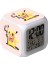 Wekity Pikachu Renkli Çalar Saat LED Kare Saat Zaman, Sıcaklık, Alarm, Tarih ile Dijital Çalar Saat (Yurt Dışından) 1