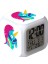 Wekity Unicorn Renkli Çalar Saat LED Kare Saat Zaman, Sıcaklık, Alarm, Tarih ile Dijital Çalar Saat (Yurt Dışından) 1