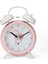 Inç, Kız Yatak Odası Çalar Saati, Sevimli Öğrenci Pembe Saati, Hafif, Kullanımı Kolay Yeniden Uyuyan Çocuk Çalar Saati, (Balon Işaretçi Plakası) (Yurt Dışından) 1