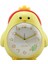 Yatak Odaları Için Çalar Saatler, Karikatür Çalar Saat Türban Tavuk Saati Gece Lambası, Öğrenci Çocuk Ev Dekorasyonu Masaüstü Saati (Sarı) (Yurt Dışından) 2