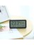 Dijital Masaüstü Saati, Yatak Odası Ev Dekorasyonu Için Elektronik Dijital Çalar Saatler, Zaman/takvim/ısı Göstergeli LCD Ekran, (Siyah) (Yurt Dışından) 2