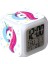 Wekity Unicorn Renkli Çalar Saat LED Kare Saat Zaman, Sıcaklık, Alarm, Tarih ile Dijital Çalar Saat (Yurt Dışından) 1