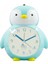 Yatak Odaları Için Çalar Saatler, Karikatür Çalar Saat Penguen Çalar Saat Gece Lambası, Öğrenci Çocuk Ev Dekorasyonu Masaüstü Saati (Mavi) (Yurt Dışından) 1