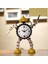 Dişli Robot Çalar Saat Paslanmaz Çelik Metal, Yanıp Sönen Göz Işığı ve El Klipsli Uyandırma Saati (Sarı) (Yurt Dışından) 2