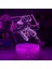 3D Lamba LED Anime Gece Işık Yatak Odası Dekor Için Hediye Araştırma Ekibi Kaptan Illusion Işık; Ht Sensörü 16 Renk Değiştirme Çalışma Masası Lambası --- Çatlak Koltuk (Yurt Dışından) 1