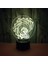 3D Sörf Gece Işık Ht 16 Renk Değiştirme Uzaktan Kumanda Dokunmatik Anahtarı Dekor Optik Illusion Lamba LED Masa Masa Lambası Çocuk Noel Doğum Günü Hediyesi (Stil R) (Yurt Dışından) 4