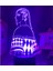 3D LED Gece Işığı, Hts Anime Karakterleri 3D Illusion Lamba Çocuk Odası Dekoratif Işık;hts --- Desen B (Siyah Koltuk) (Yurt Dışından) 1