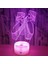 3D Dans Ayakkabıları Gece Işık Ht 16 Renk Değiştirme USB Uzaktan Kumanda Dokunmatik Dekor Lambası Optik Illusion Lamba LED Masa Masa Lambası Çocuklara Noel Hediyesi (Stil 10) (Yurt Dışından) 1