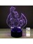 3D Optik Illüzyon Charizard Gece Oyuncak Lambası, Uzaktan Kumanda, Kısılabilir, Veya USB ile Çalışan, 7 Renk Değişimi Erkek Kız Bebek Için Noel Doğum Günü Hediyesi (Yurt Dışından) 1