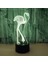 Optik Illüzyon 3D Flamingolar Gece Işık 16 Renk Değiştirme USB Powered Uzaktan Kumanda Dokunmatik Anahtarı Dekor Lamba LED Masa Masa Lambası Çocuk Noel Doğum Günü Hediyesi (Yurt Dışından) 4