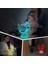 Çocuklar 3D Denizkızı Gece Işık Ht Optik Illüzyon Lambası 16 Renkli Uzaktan Kumandayla Değişen Doğum Günü Hediyesi Fikri Denizkızı Erkek ve Kız Çocukları Için Hediyeler (Yurt Dışından) 4