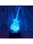 Renk Değişen Gece; Ht Lamba 3D Atmosfer Ampul Işık; Ht 3D Görsel Yanılsama LED Lamba Çocuklar Için Oyuncak Noel Doğum Günü Hediyeleri (Gitar) (Yurt Dışından) 4