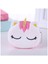 Fudeam Yumuşak Peluş Karikatür Unicorn Kadın Bozuk Para Cüzdanı Mini Sevimli Oval Fermuar Çocuk Kız Para Cüzdan Kartı USB Kablosu Çanta Anahtar Cüzdan (Yurt Dışından) 3