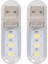 Güncelçarşı 2 Adet Taşınabilir 3 LED USB Lamba, Mini Gece Lambası, Kitap Okuma Lambası, Loş Ortam Işığı 1