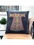Kaftan Desenli Lacivert Kırlent Kılıfı 45CM*45CM 1