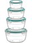 (4'lü Set) Fresh Box (200 - 500 - 800 - 1500 ml) Hava Geçirmez & Sıvı Sızdırmaz Saklama Kabı 1