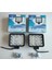 2 Adet Kare Çalışma Lambası Kalın Kasa (28mm) 8-110 Volt 6500K RY258963 1