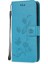 Baskı Kelebek Çiçekleri Deri Deri Cüzdan Samsung Galaxy A02S (164.2X75.9X9.1MM) Için (Yurt Dışından) 2