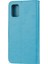Baskı Kelebek Çiçekleri Deri Deri Cüzdan Samsung Galaxy A02S (164.2X75.9X9.1MM) Için (Yurt Dışından) 3