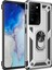 Samsung Galaxy S21 Ultra 5g-Silver Için Ring Kickstand ile Hibrid Pc+Tpu Anti-Drop Telefon Kabuğu (Yurt Dışından) 1