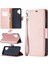 Litchi Doku Cüzdan Deri Saf Renkli Telefon Kılıfı Galaxy A32 5G/M32 5g-Rose Gold (Yurt Dışından) 1