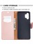 Litchi Doku Cüzdan Deri Saf Renkli Telefon Kılıfı Galaxy A32 5G/M32 5g-Rose Gold (Yurt Dışından) 3