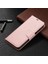 Litchi Doku Cüzdan Deri Saf Renkli Telefon Kılıfı Galaxy A32 5G/M32 5g-Rose Gold (Yurt Dışından) 4