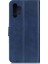 Cep Telefonu Kapağı Samsung Galaxy A32 5G/M32 5g Pu Deri Telefon Koruyucusu Case-Mavi (Yurt Dışından) 4
