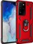Hibrid Pc+Tpu Samsung Galaxy S21 Ultra 5g-Red Için Ring Kickstand ile Anti-Drop Telefon Kabuğu (Yurt Dışından) 1