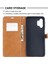 Samsung Galaxy A32 5G/M32 5g Renk Ekleme Kot Pantolon Kumaş Yüzey Cüzdan Deri Telefon Kapak Bebek Mavi (Yurt Dışından) 3