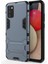 Samsung Galaxy A02S (164.2X75.9X9.1MM) Için Plastik+Tpu Hibrid Kasa Kickstand Kabuğu (Yurt Dışından) 1