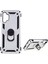 Samsung Galaxy A32 5G/M32 5g-Silver Için Ring Kickstand ile Pc+Tpu Combo Tasarım Anti-Drop Anti-Drop Hibrit Telefon Kabuğu (Yurt Dışından) 1