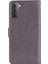Baykuş Izi Rinestone Dekor Cüzdan Deri Kapak Samsung Galaxy S21 Fe-Grey (Yurt Dışından) 3