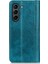 Otomatik Emilen Litchi Doku Samsung Galaxy S21 Fe-Green Için Bölünmüş Deri Cüzdan Kılıf Kapağı (Yurt Dışından) 5