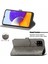 Samsung Galaxy A22 4g (Ab Versiyonu) Için Kabartmalı Mandala Çiçek Pu Deri Çanta Standı Cüzdanı -Grey (Yurt Dışından) 3