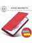 Samsung Galaxy S21 Fe-Red Için Lc Güçlü Manyetik Seri Deri Cüzdan Telefon Koruyucu Kabuk (Yurt Dışından) 4