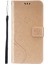 Samsung Galaxy S21 Fe-Gold Için Kelebekler ve Çiçek Basılı Deri Cüzdan Stand Tasarım Kılıfı (Yurt Dışından) 2