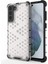 Samsung Galaxy S21 Fe-White Için Petek Deseni Tpu+Pc Hibrit Kılıf Mobil Telefon Koruyucusu (Yurt Dışından) 1